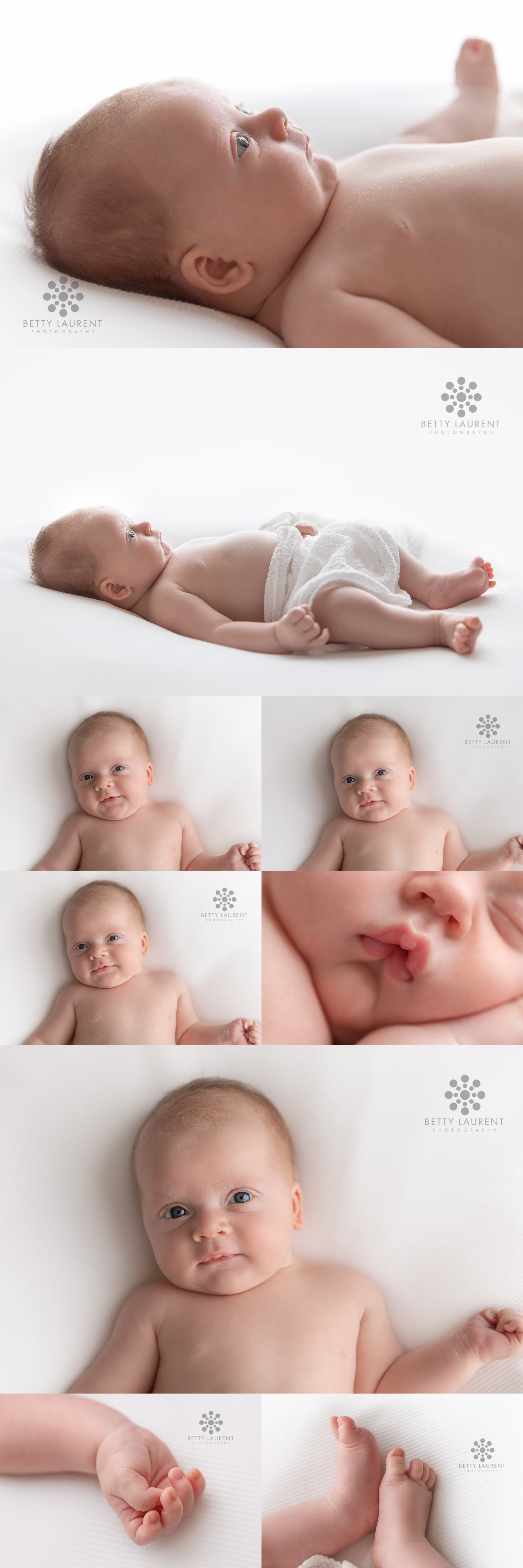 baby session white props