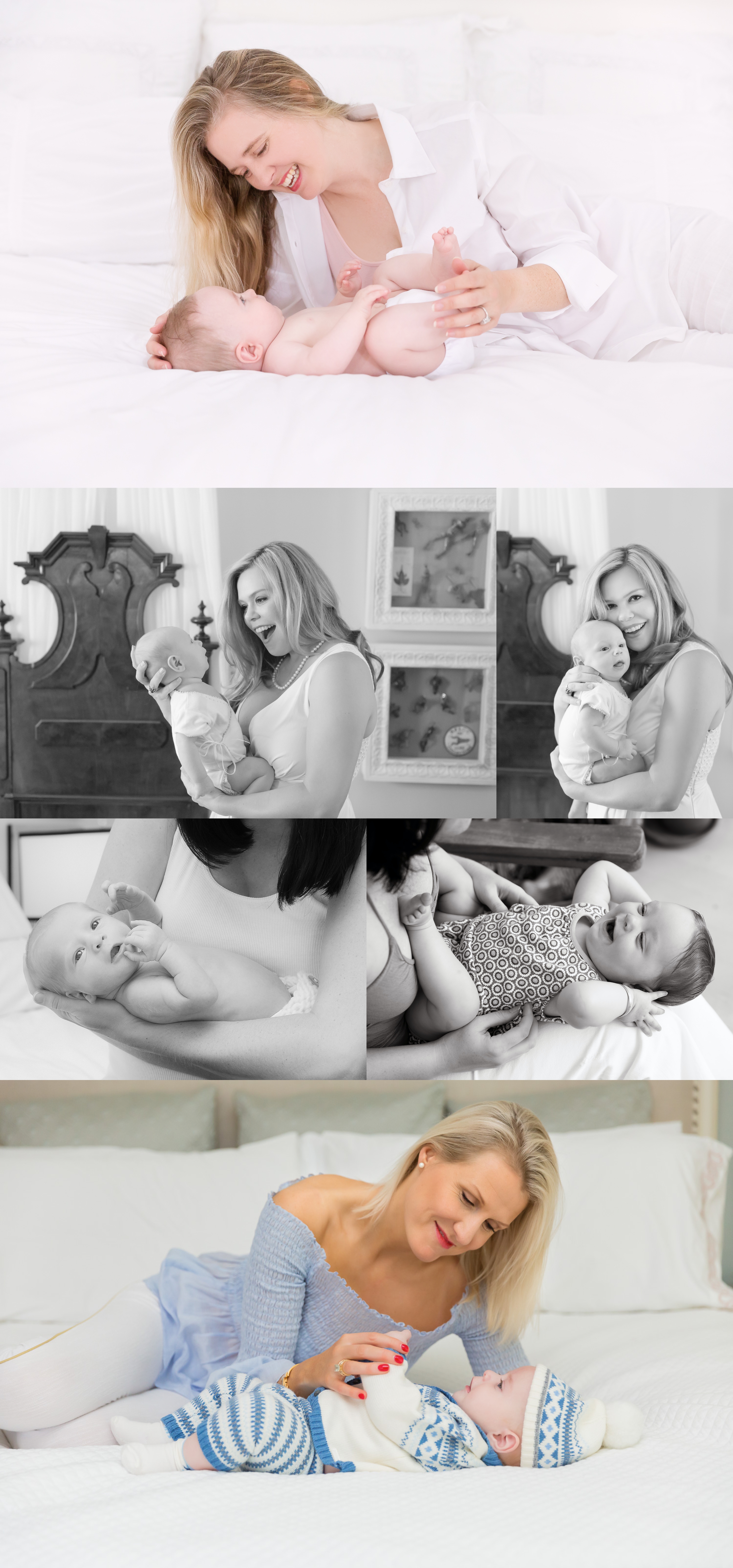  DIY newborn photos with parent 