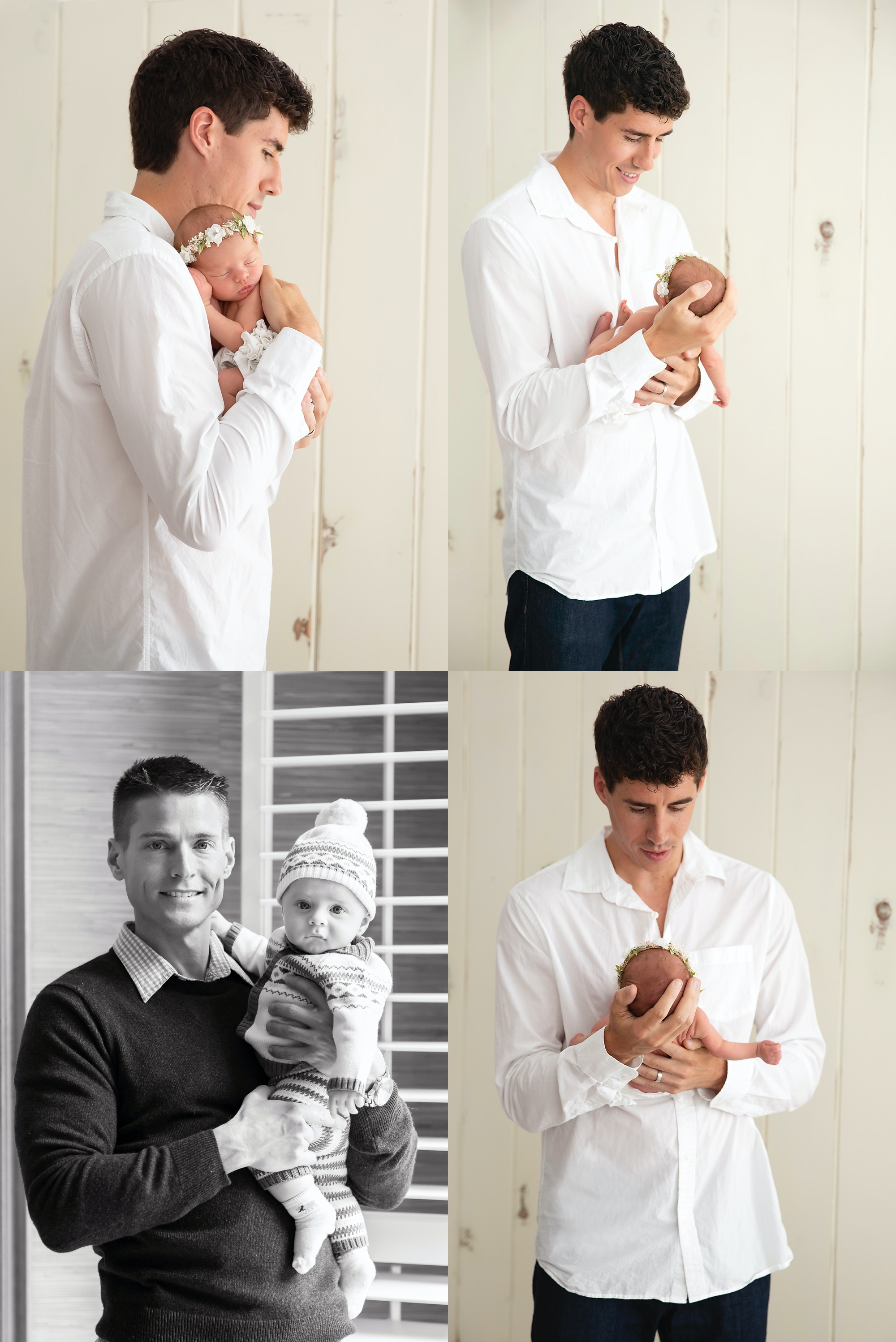 tips  newborn photos with dad 