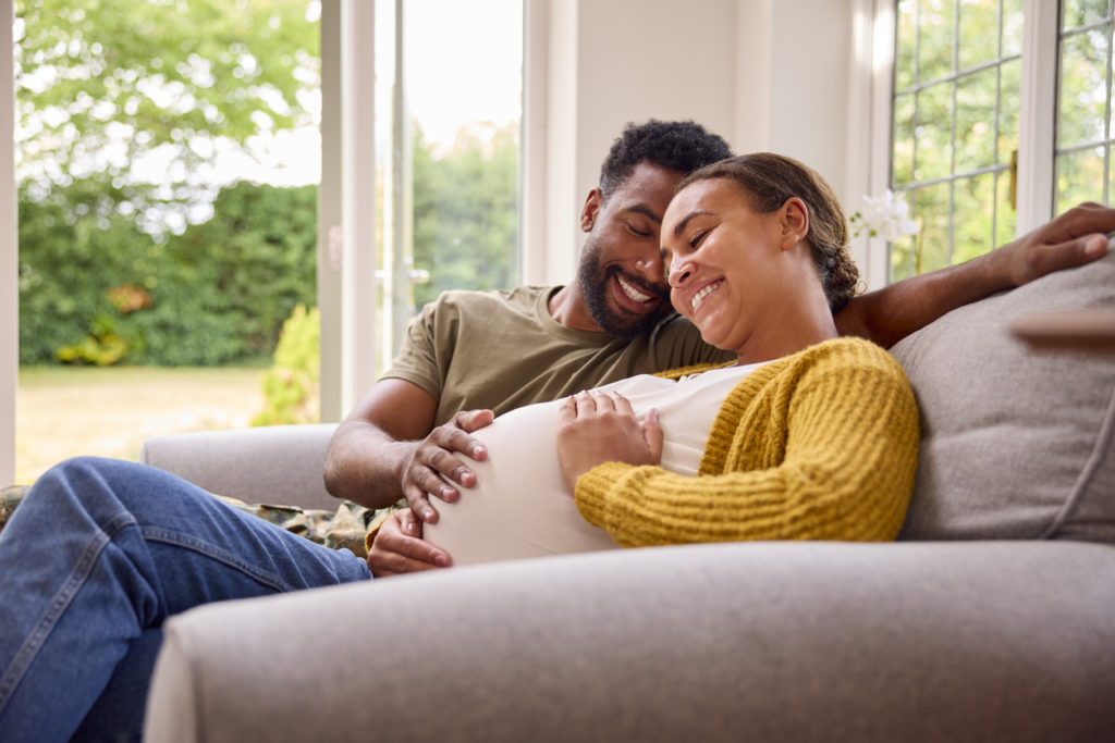 maternity photography at home